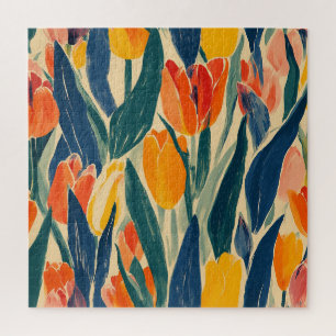 Quebra-cabeça Radiância da Primavera das Tulipas