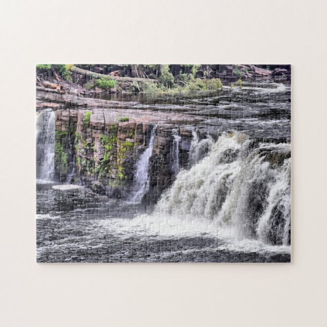 Quebra-cabeça Raging River - Manabezho Falls - 11x14 - 252 pcs (Horizontal)