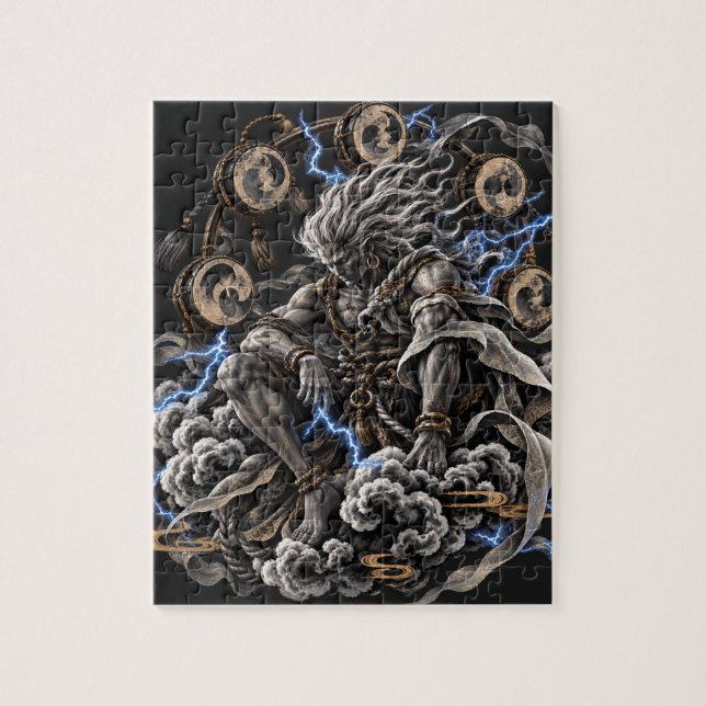 Quebra-cabeça Raijin Azul (Vertical)