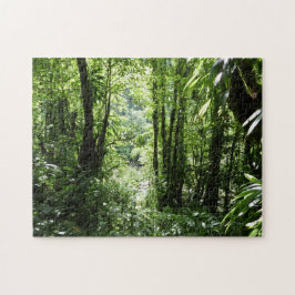 Quebra-cabeça Rain Forest II Tropical Verde