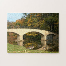 Quebra-cabeça Rainbow Bridge no Outono no Grove City College