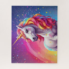 Quebra-cabeça Rainbow Cascade Unicorn Journey