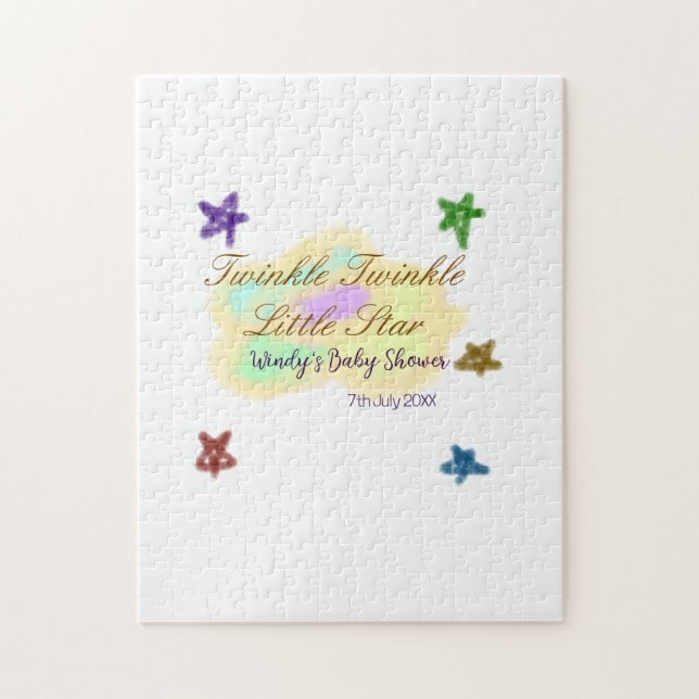 Quebra-cabeça Rainbow clouds twinkle Twinkle Little Star baby (Vertical)