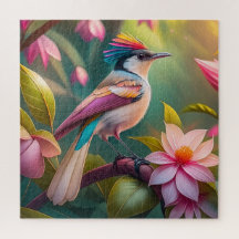 Rainbow crested Jay Fantasy Bird