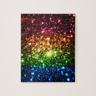 Quebra-cabeça Rainbow Galaxy