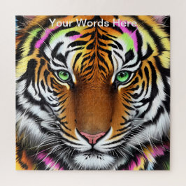 Quebra-cabeça Rainbow Garden Neon Psychedelic Nature & Willife