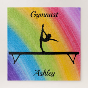 Quebra-cabeça Rainbow Gymnastics Beam Personalizado