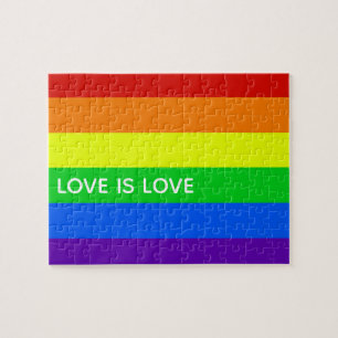 Quebra-cabeça Rainbow Love é Love