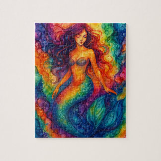 Quebra-cabeça Rainbow Mermaid