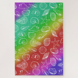 Quebra-cabeça Rainbow Shellfish Padrão 20" x 30"