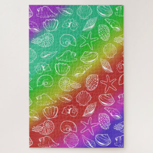 Quebra-cabeça Rainbow Shellfish Padrão 20" x 30"