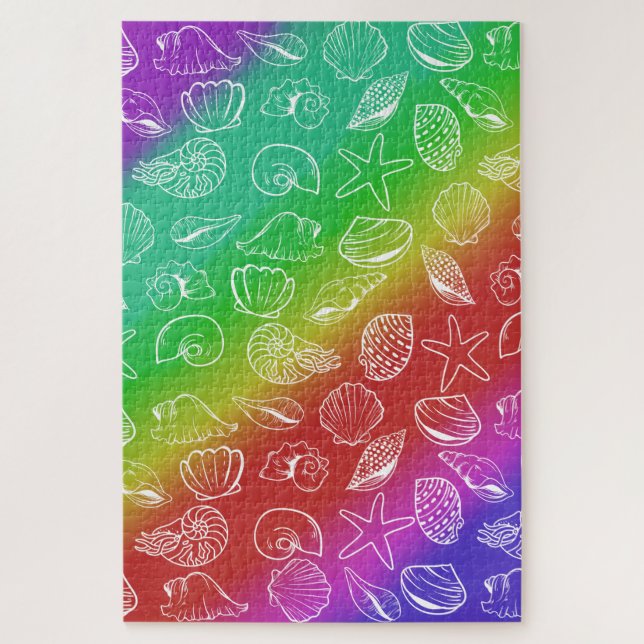 Quebra-cabeça Rainbow Shellfish Padrão 20" x 30" (Vertical)