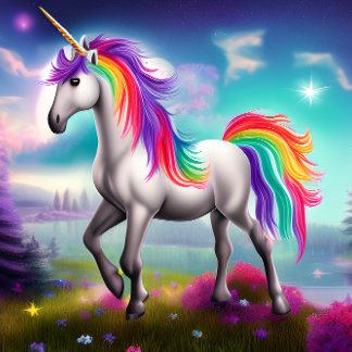 Quebra-cabeça Rainbow Unicorn