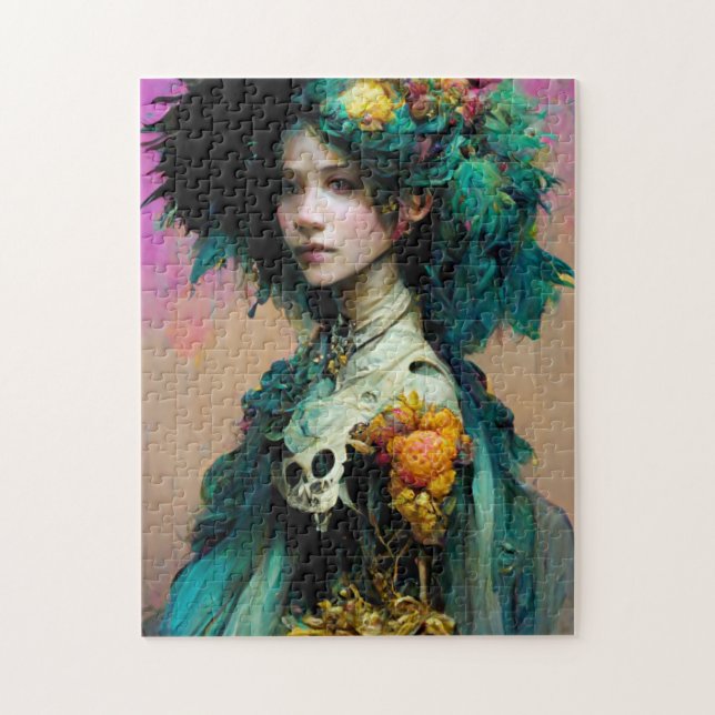 Quebra-cabeça Rainbow Urchin 2 Fantasy Sci-Fi (Vertical)