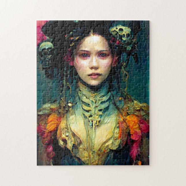 Quebra-cabeça Rainbow Urchin Fantasy Sci-Fi (Vertical)