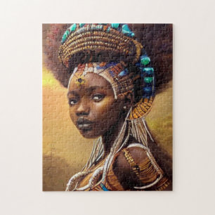 Quebra-cabeça Rainha Africana