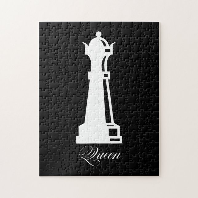 Quebra-cabeça Rainha Chess Piece Halloween Costume Chess Lover (Vertical)