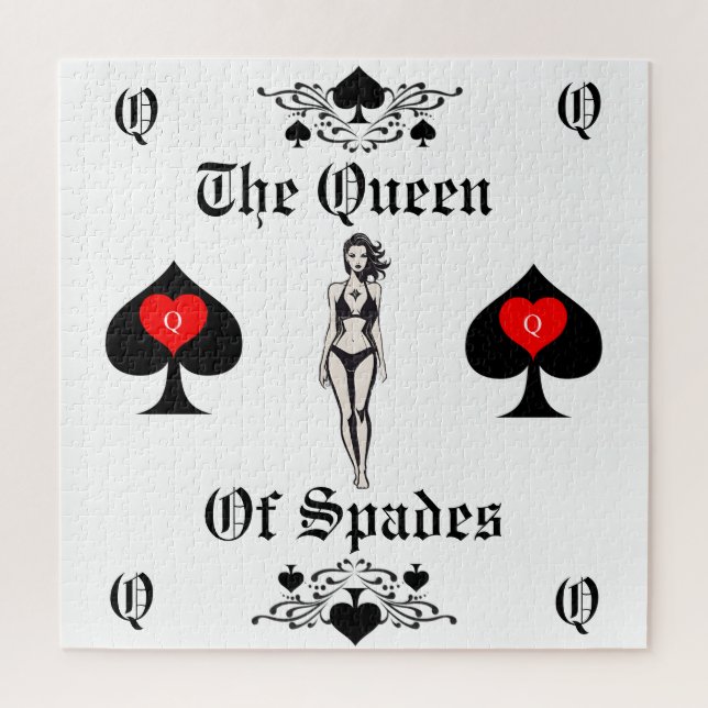 Quebra-cabeça Rainha de Espadas Tarot Card Thunder_Cove (Vertical)
