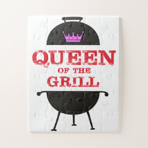 Quebra-cabeça Rainha Do Grill, Vermelho Rosa