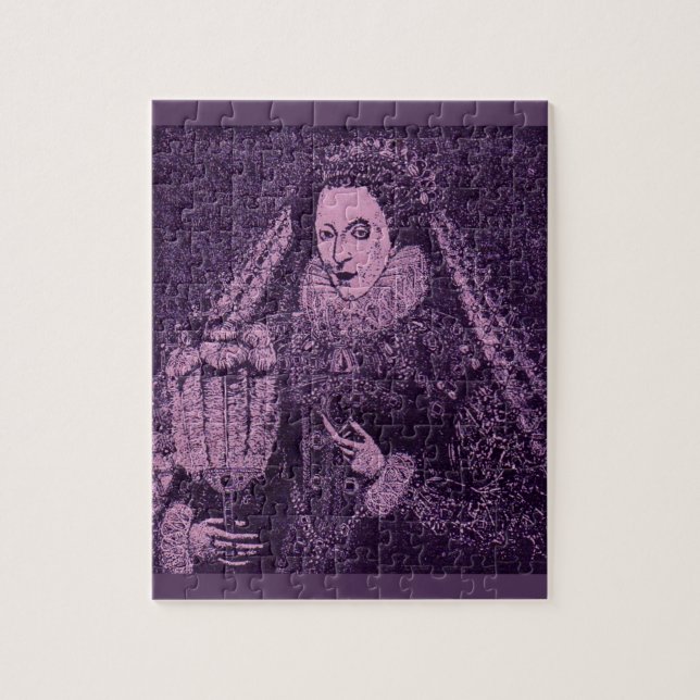 Quebra-cabeça Rainha Elizabeth I na lavanda (Vertical)