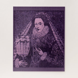 Quebra-cabeça Rainha Elizabeth I na lavanda