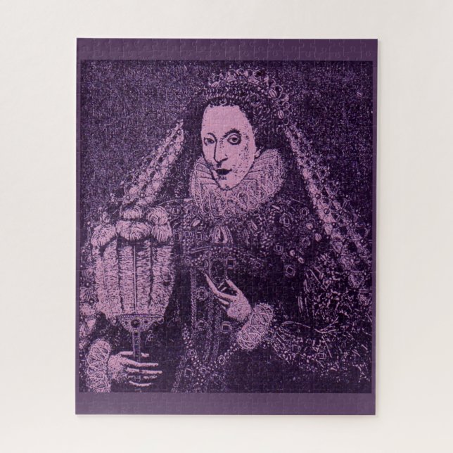 Quebra-cabeça Rainha Elizabeth I na lavanda (Vertical)