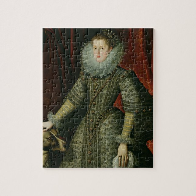 Quebra-cabeça Rainha Margarita de Áustria, 1609 (óleo em canvas) (Vertical)