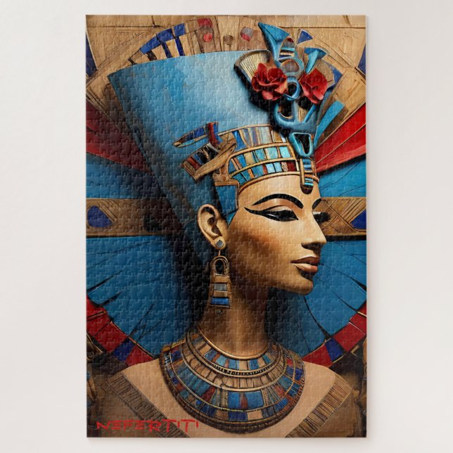 Quebra-cabeça Rainha Nefertiti (Vertical)