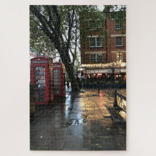 Quebra-cabeça Rainy Day in Clerkenwell, Londres, Reino Unido