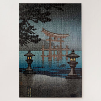 Quebra-cabeça Rainy Miyajima por Tsuchiya Koitsu