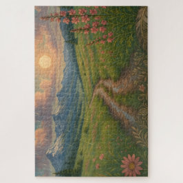 Quebra-cabeça Rainy Mountain Morning