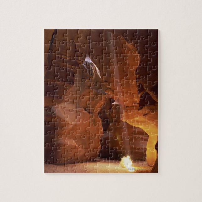 Quebra-cabeça Raio de sol que bate o amaranto no assoalho da (Vertical)