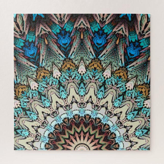 Quebra-cabeça Raios de Abstrato Sun (Vertical)