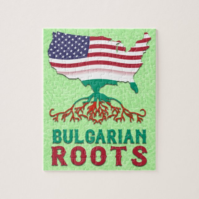 Quebra-cabeça Raízes Americanas da Bulgária (Vertical)