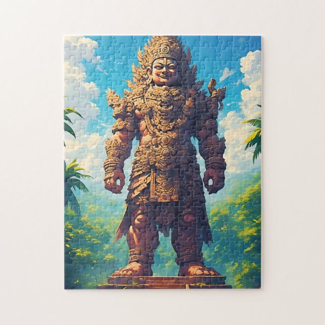Quebra-cabeça “Raksasa Nusantara” (Gigante do Arquipélago) (Vertical)