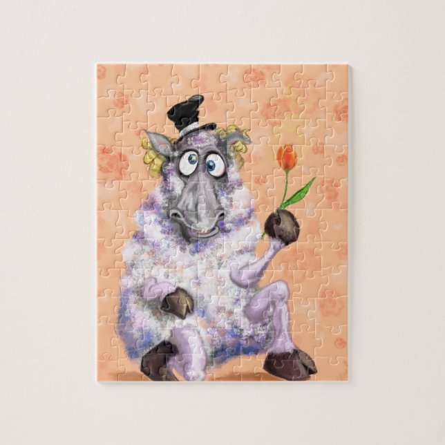 Quebra-cabeça Ram Apaixonado - Engraçado (Vertical)