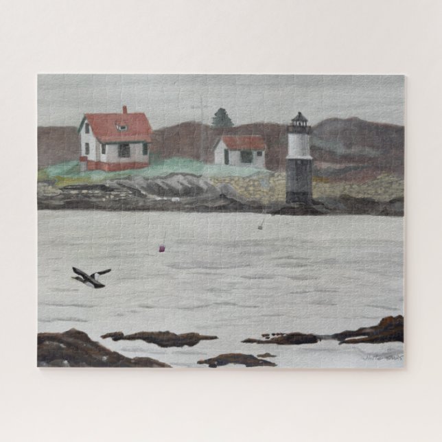 Quebra-cabeça Ram Island Maine 520pc Puzzle (Horizontal)
