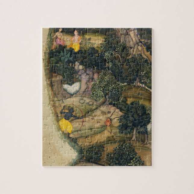 Quebra-cabeça Rama que persegue os cervos dourados, do (Vertical)