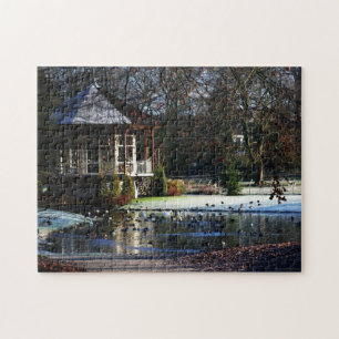 Quebra-cabeça Rams Woerthe Tea House 11x14 252pc jpcn