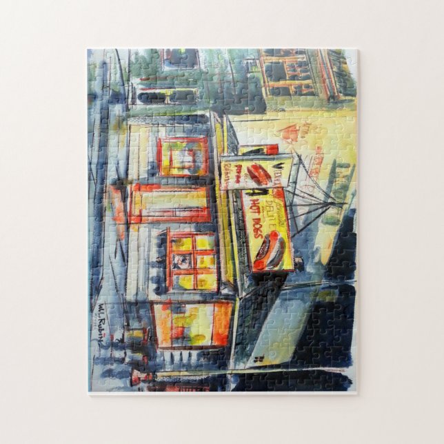 Quebra-cabeça Rancho encarnado Chicago. Illinois (Vertical)