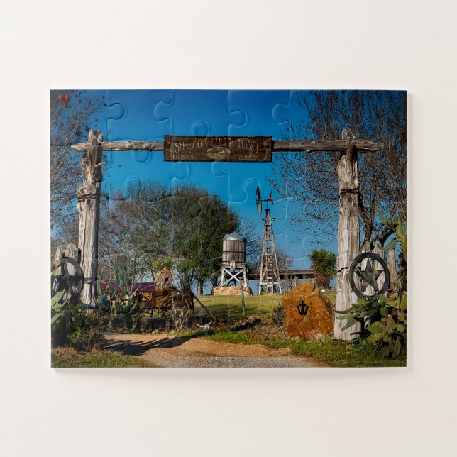 Quebra-cabeça Rancho no Texas (Horizontal)