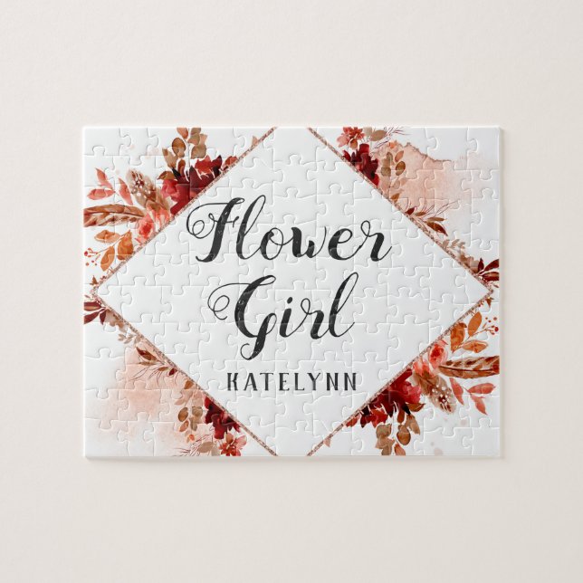 Quebra-cabeça Rapariga Boêmia com Frame de Bela Frente Russa (Horizontal)