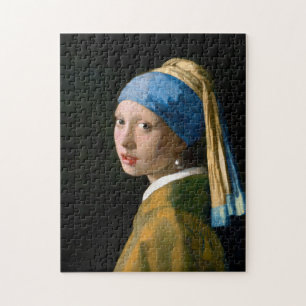 Quebra-cabeça Rapariga com brinco de pérola, Johannes Vermeer, 1