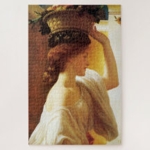 Rapariga com cesta de Fruta (por Frederic Leighton