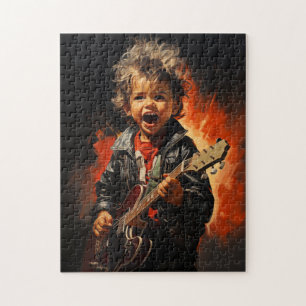 Quebra-cabeça Rapaz do rock and roll