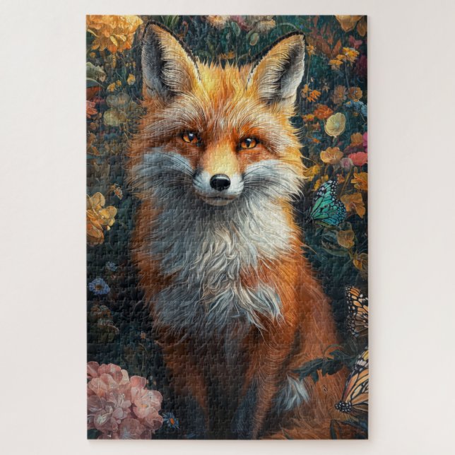 Quebra-cabeça Raposa hiperrealista (Vertical)