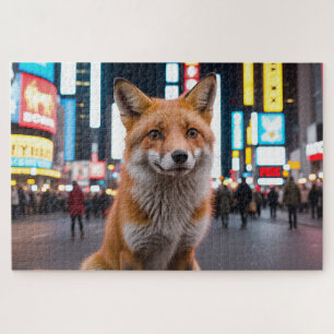 Quebra-cabeça Raposa na Times Square
