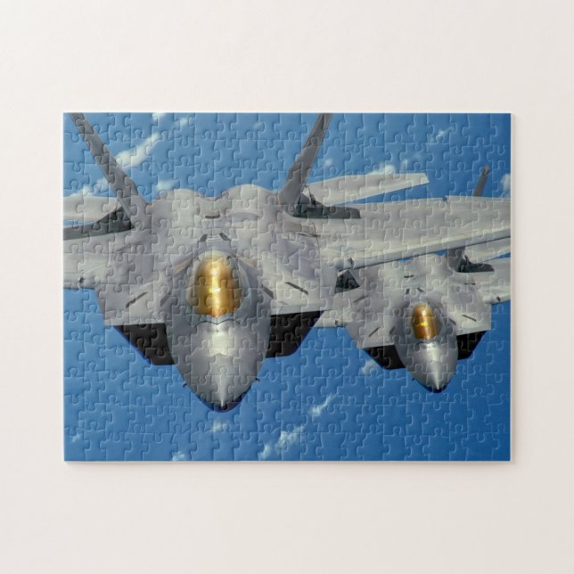 Quebra-cabeça Raptor F-22A (11x14 POLEGADAS) (Horizontal)