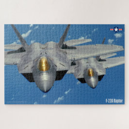 Quebra-cabeça Raptor F-22A (20x30 POLEGADAS)