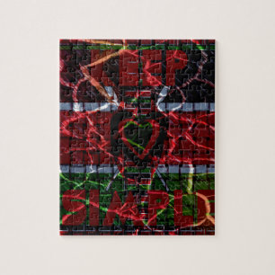 Quebra-cabeça Rasta colors